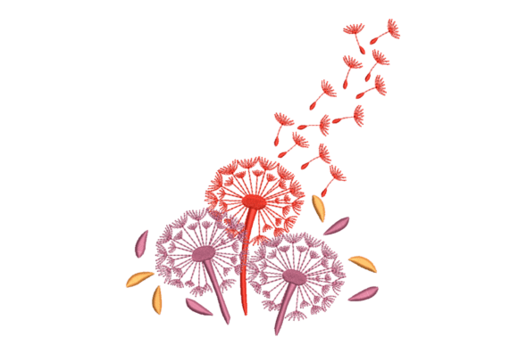 Blowing Dandelion Trio: A Seasonal Embroidery Review