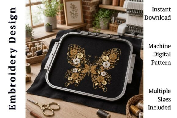 Butterfly Floral Ornament: A Detailed Review for Gift Embroidery