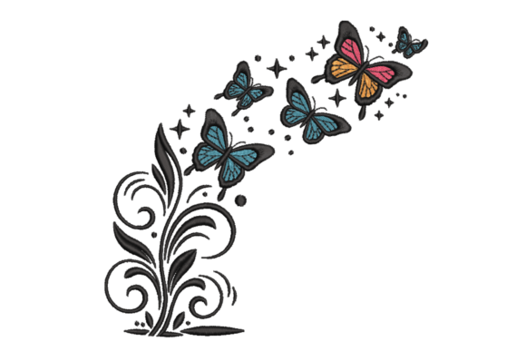 Butterfly Swirl Floral: A Designer’s Review for Personalized Embroidery