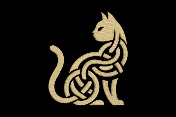 Celtic Cat Embroidery Design Review for Real Projects