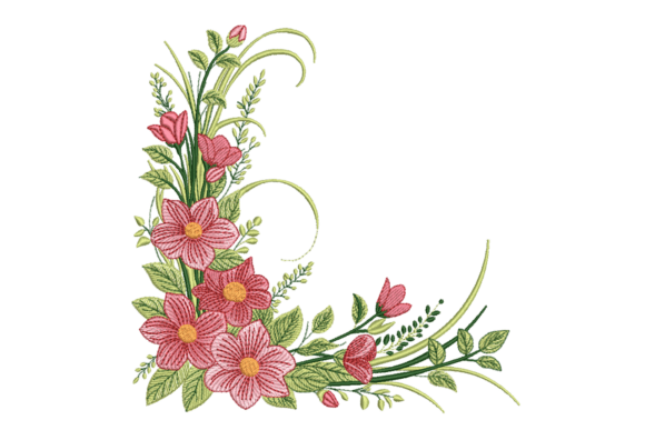 Floral Corner Border: A Designer’s Review for Boutique Apparel Projects