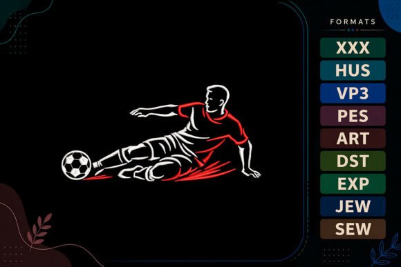Football Player Sports Soccer: A Dynamic Touch for Personalized Gifts