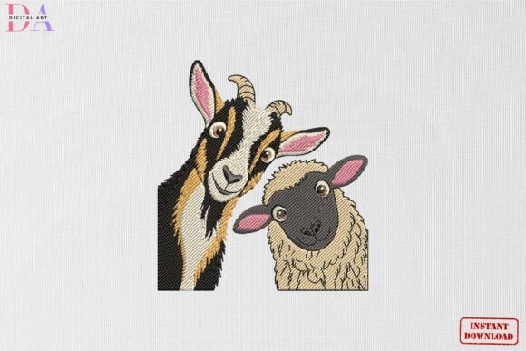 Goat and Sheep Friends: A Practical Embroidery Design Review for Small Business Branding
