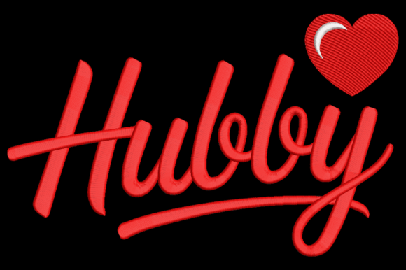 Hubby Heart: A Romantic Touch for Seasonal Embroidery Designs