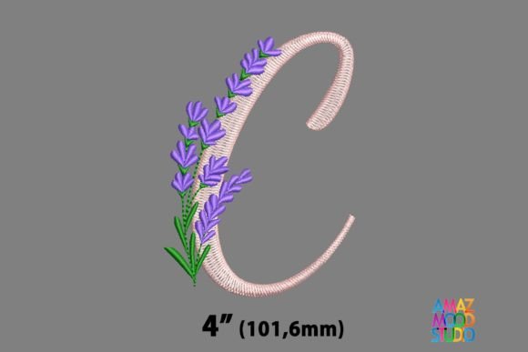 Letter C Floral Lavender Monogram: A Designer’s Review for Personalized Gifts