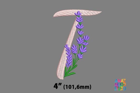 Letter T Floral Lavender Monogram: A Designer’s Review for Handmade Gifts