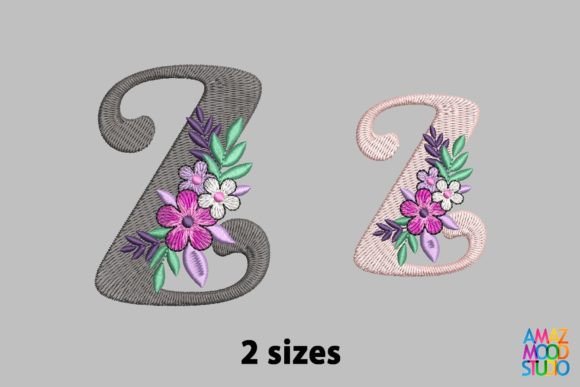 Letter Z Floral Monogram: A Fresh Touch for Small Business Branding