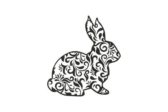 Rabbit Tribal: A Charming Addition to Personalized Embroidery Gifts