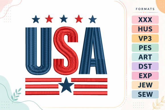 USA Patriotic 4th of July Embroidery Review